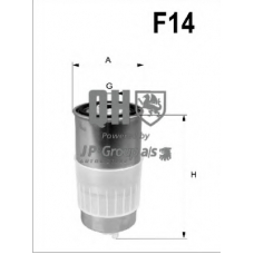 1118705509 Jp Group Топливный фильтр