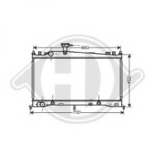8562502 DIEDERICHS Радиатор, охлаждение двигателя