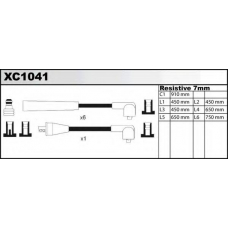 XC1041 QUINTON HAZELL Комплект проводов зажигания