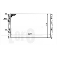 053-017-0009 LORO Радиатор, охлаждение двигателя