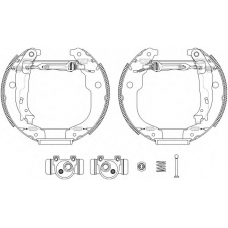 8DB 355 005-001 HELLA PAGID Комплект тормозных колодок