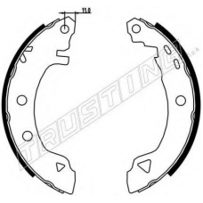 7285 TRUSTING Комплект тормозных колодок