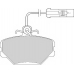 FD222N NECTO Комплект тормозных колодок, дисковый тормоз