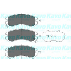 KBP-8513 KAVO PARTS Комплект тормозных колодок, дисковый тормоз