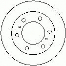 6639 10 KAWE Тормозной диск