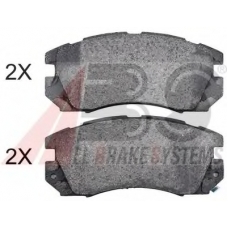 36878 OE ABS Комплект тормозных колодок, дисковый тормоз