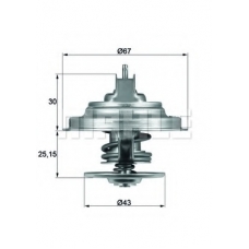 TX 31 92D MAHLE Термостат, охлаждающая жидкость