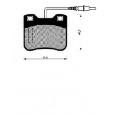 0 986 461 109 BOSCH Комплект тормозных колодок, дисковый тормоз