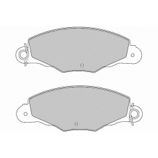 FD6699A NECTO Комплект тормозных колодок, дисковый тормоз