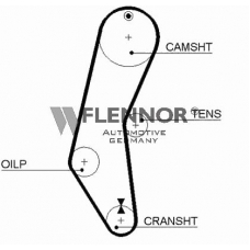 4907 FLENNOR Ремень ГРМ