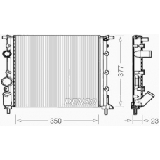 DRM23010 DENSO Радиатор, охлаждение двигателя