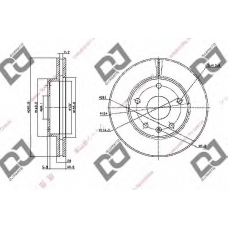 BD1085 DJ PARTS Тормозной диск