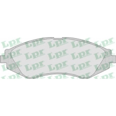 05P710 LPR Комплект тормозных колодок, дисковый тормоз