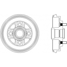 94022900 TEXTAR Тормозной барабан
