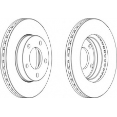 DDF292-1 FERODO Тормозной диск