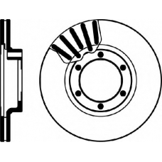 MDC674 MINTEX Тормозной диск