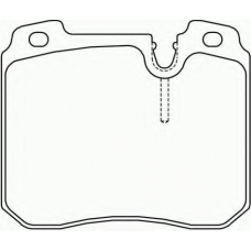 2030907 TEXTAR Комплект тормозных колодок, дисковый тормоз