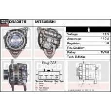 DRA0876 DELCO REMY Генератор