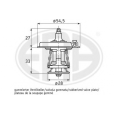 350129 ERA Термостат, охлаждающая жидкость