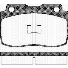 8110 15130 TRISCAN Комплект тормозных колодок, дисковый тормоз