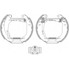 8DB 355 004-511 HELLA Комплект тормозных колодок