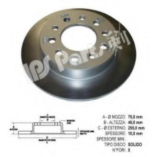 IBP-1H04 IPS Parts Тормозной диск