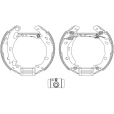 8DB 355 005-111 HELLA Комплект тормозных колодок