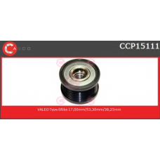 CCP15111 CASCO Ременный шкив, генератор
