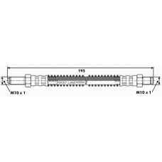 FBH6533 FIRST LINE Тормозной шланг