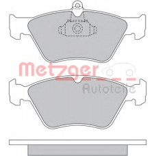 1170279 METZGER Комплект тормозных колодок, дисковый тормоз
