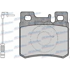 AC058428AD AC Delco Комплект тормозных колодок, дисковый тормоз