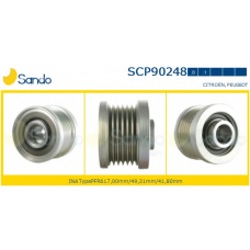 SCP90248.0 SANDO Ременный шкив, генератор