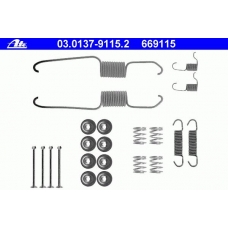 03.0137-9115.2 ATE Комплектующие, тормозная колодка