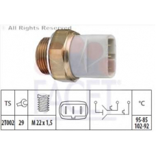 7.5635 FACET Термовыключатель, вентилятор радиатора