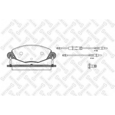 839 004BL-SX STELLOX Комплект тормозных колодок, дисковый тормоз