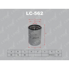 LC-562 LYNX Фильтр масляный