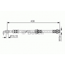 1 987 481 147 BOSCH Тормозной шланг