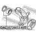 DAC35720033-KIT FEBEST Комплект подшипника ступицы колеса