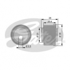 T41278 GATES Натяжной ролик, ремень грм