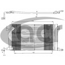 300336 ACR Конденсатор, кондиционер