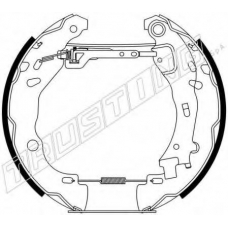 6259 TRUSTING Комплект тормозных колодок