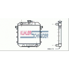 0600361 KUHLER SCHNEIDER Радиатор, охлаждение двигател