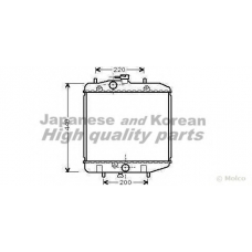 D550-01 ASHUKI Радиатор, охлаждение двигателя