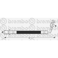 T 83 067 BREMBO Тормозной шланг