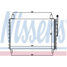 94405 NISSENS Конденсатор, кондиционер