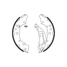 8DB 355 000-351 HELLA Комплект тормозных колодок