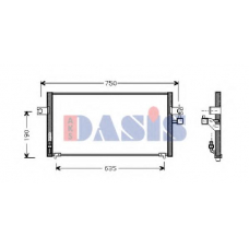 072002N AKS DASIS Конденсатор, кондиционер