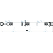 HOS3506 APEC Тормозной шланг