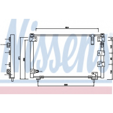 94369 NISSENS Конденсатор, кондиционер