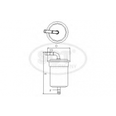 ST 709 SCT Топливный фильтр